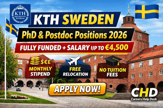 KTH vacancies for PhD and Postdoc Positions in Sweden 2026