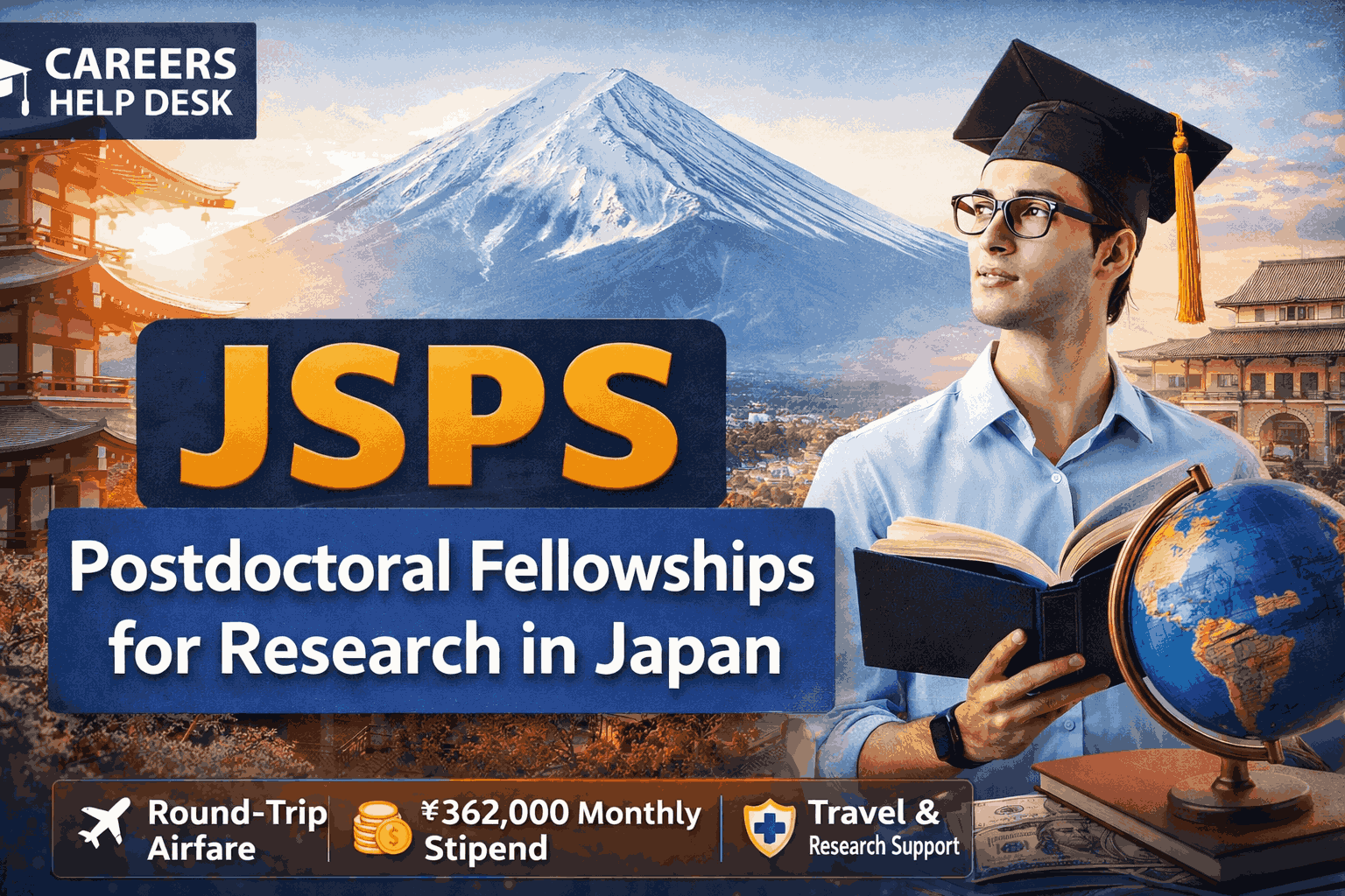 JSPS Postdoctoral Fellowships in Japan 2026