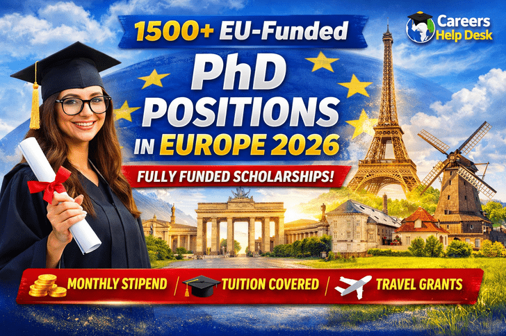 Fully Funded PhD Scholarships in Europe 2026