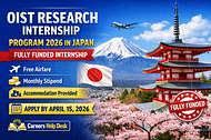 OIST Research Internship Program 2026 in Japan | Paid STEM Internship Abroad