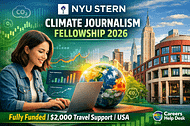 NYU Stern Climate Economics Journalism Fellowship 2026 (Fully Funded)