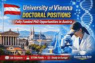 University of Vienna Doctoral Positions 2026 | 40+ Fully Funded PhD Scholarships in Austria